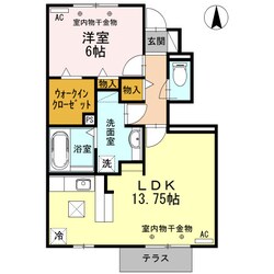 平田町駅 徒歩23分 1階の物件間取画像